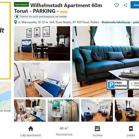 Wilhelmstadt Apartment 90M - Parking Stary Toruń Екстериор снимка