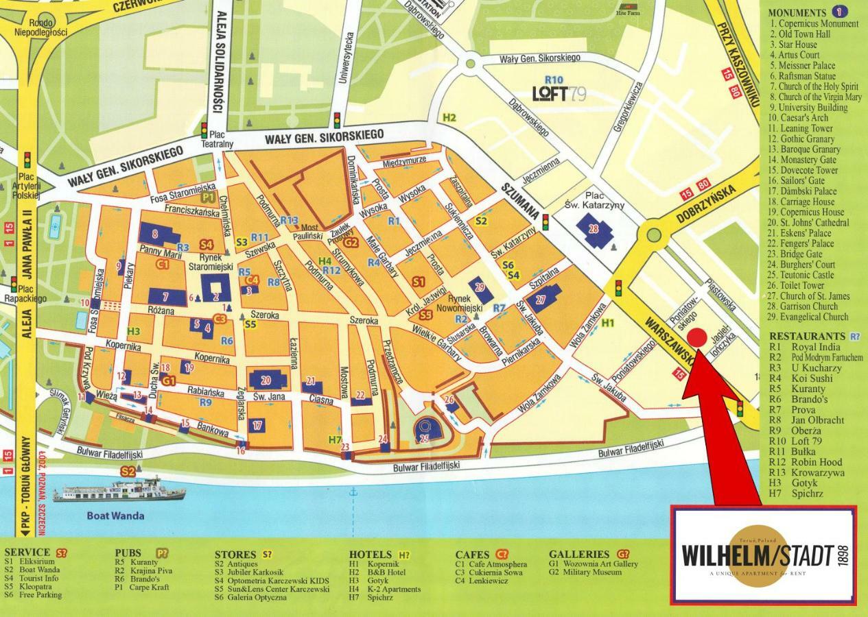 Wilhelmstadt Apartment 90M - Parking Stary Toruń Екстериор снимка